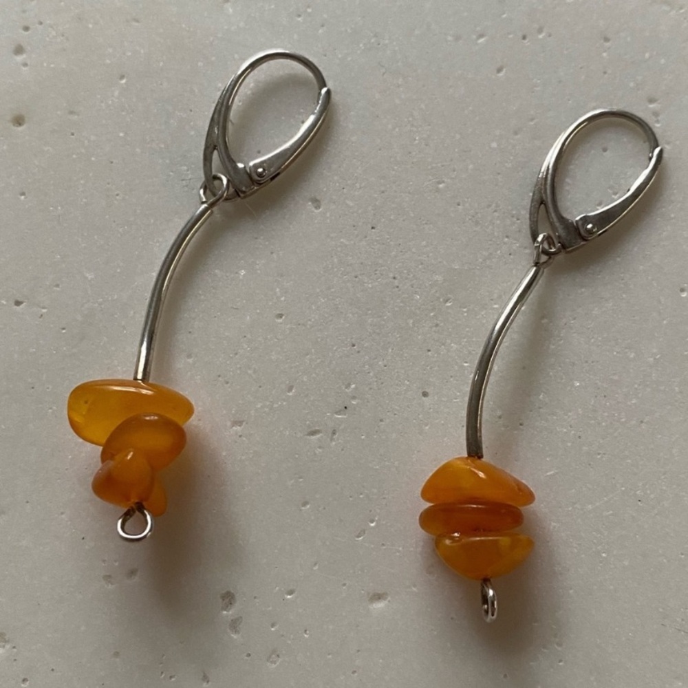 Amber Dangle Earrings
